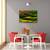 Tablou canvas - In zori, Flori, Verde, Moale, Delicat, Marime: 60 x 90 cm - 4- Roveli