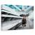 Tablou canvas - Apus de soare auriu, Peisaj, Apa, Rau, Munte, Marime: 60 x 90 cm - - Roveli