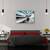 Tablou canvas - Apus de soare auriu, Peisaj, Apa, Rau, Munte, Marime: 60 x 90 cm - 3- Roveli