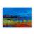 Tablou Canvas - Abstract, Albastru-Rosu, Marime: 60 x 90 cm - - Roveli