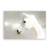 Tablou Canvas - Cal, Alb, Animala, Marime: 60 x 90 cm - - Roveli