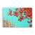 Tablou Canvas - Copac, Frunze, Floral, Rosu, Marime: 60 x 90 cm - - Roveli