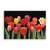 Tablou Canvas - Fantezia lalelelor, Flori, Rosu, Galben, Marime: 60 x 90 cm - - Roveli