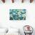 Tablou Canvas - Floral, Flori, Albastru, Pictura, Marime: 60 x 90 cm - 2- Roveli