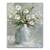 Tablou Canvas - Flori, Floare, Vaza, Primavara, Alb, Marime: 40 x 50 cm - - Roveli
