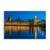 Tablou Canvas - Cladirea Parlamentului noaptea, Londra, Albastru, Galben, Big Ben, Marime: 60 x 90 cm - - Roveli