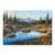 Tablou Canvas - Peisaj montan, Munti, Copaci, Brazi, Marime: 75 x 100 cm - - Roveli