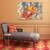 Tablou Canvas - Momente Septembrie, Fluture, Insecta, Rosu, Toamna, 60 x 80 cm - 2- Roveli