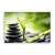 Tablou Canvas - Natura, Frunza, Verde, Pietre, Marime: 60 x 90 cm - - Roveli