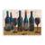 Tablou Canvas - Sticle de vin I, Pahare de vin, Marime: 60 x 90 cm - - Roveli