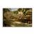 Tablou Canvas - Oras, Piata, Flori, Pictura, Marime: 60 x 90 cm - - Roveli