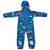 Salopeta pentru copii din material softshell Kidscare, cu protectie la vant si ploaie cu imprimeu Utilaje - 2- Roveli