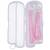 Set 2 lingurite flexibile din silicon pentru diversificare, fara BPA, de marimi diferite, roz somon, KidsCare - 3- Roveli