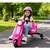 Tricicleta electrica Drift 360 KidsCare E600 Mini pentru copii, motor 150W, viteza maxima 15 km/h, baterie 36V 2.4Ah, lumini LED, roti drift, roz, kit de protectie inclus - 3- Roveli