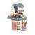 Bucatarie interactiva TinyMini Ocean, abur, efecte sonore si luminoase, 55 piese, 3 ani+ - - Roveli