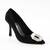 Pantofi dama , de ocazie , cu brosa decorata GQ03-BLACK, Culoare (12): Negru, Marime (12): 39 - - Roveli