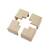 Set 4 pernute XL protectoare colturi mobilier 3053 Clevamama - - Roveli