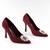Pantofi dama , de ocazie , cu brosa decorata GQ03-MAROON, Culoare (12): MOV/BORDO, Marime (12): 39 - 2- Roveli