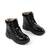 Ghete imblanite pentru fetite , cu varful lacuit 885-1.2A-BLACK, Culoare (12): Negru, Marime (12): 35 - 2- Roveli