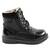 Ghete imblanite pentru fetite , cu varful lacuit 885-1.2A-BLACK, Culoare (12): Negru, Marime (12): 25 - 3- Roveli