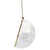 Scaun suspendat, transparent/ auriu/ alb, BUBBLE TIP 1 - 22- Roveli
