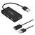 USB HUB 4 USB CABLU 0.15M + CABLU 1.5M - 2- Roveli