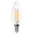BEC LED E14 6W CU FILAMENT 4000K ALB NEUTRU - 2- Roveli