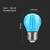 BEC LED G45 E27 2W CU FILAMENT LUMINA ALBASTRA - 4- Roveli