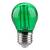 BEC LED G45 E27 2W CU FILAMENT LUMINA VERDE - - Roveli