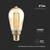 BEC LED ST64 E27 4W CU FILAMENT1800K MODEL EDISON - 5- Roveli