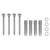 SET FIXARE RACKURI PE PERETE 14 X 70MM ELEMAT - - Roveli