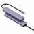 HUB 7 IN 1 10GBS PD 100W ALUMINIU PLATINET - 3- Roveli