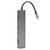 HUB 7 IN 1 USB-C PD 100W ALUMINIU PLATINET - - Roveli