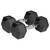 GANTERE DUMBBELL HEX FONTA CAUCIUCATA 2X10KG REBEL ACTI - - Roveli