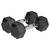 GANTERE DUMBBELL HEX FONTA CAUCIUCATA 2X8KG REBEL ACTIV - - Roveli