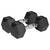 GANTERE DUMBBELL HEX FONTA CAUCIUCATA 2X9KG REBEL ACTIV - - Roveli