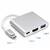 HUB USB-C 3IN1 HDMI 4K USB-A 3.2 USB-C PD 100W - 3- Roveli
