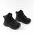 Ghete sport , imblanite , pentru copii , cu talpa groasa C40357-BLACK, Culoare (12): Negru, Marime (12): 32 - 2- Roveli