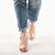 Sandale dama satinate HD-92-PINK, Culoare (12): Roz, Marime (12): 38 - 2- Roveli