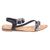 Sandale de dama joase cu bareta FM729-BLACK, Culoare (12): Negru, Marime (12): 40 - 4- Roveli
