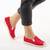 Espadrile rosii de dama 216ROSU, Culoare (12): Rosu, Marime (12): 39 - 3- Roveli