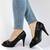 ​Pantofi de dama decupati cu platforma si toc subtire TM3588-2-BLACK, Marime (12): 37 - - Roveli