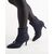 Botine dama accesorizate cu pietre F776-BLUE, Culoare (12): Bleumarin, Marime (12): 40 - - Roveli