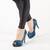 Pantofi de dama eleganti A1267-BLUE, Culoare (12): Albastru, Marime (12): 38 - - Roveli