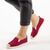 Espadrile de dama A-003-D.VIN, Culoare (12): Visiniu, Marime (12): 36 - - Roveli