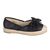 Espadrile de dama negre cu funda aplicata XCL-6-N, Culoare (12): Negru, Marime (12): 40 - - Roveli
