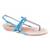 Sandale dama cu accesoriu argintiu 012113 - Albastru, Culoare (12): Albastru, Marime (12): 41 - - Roveli