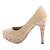 Pantofi de dama cu platforma M-34-4BEJ, Culoare (12): Bej, Marime (12): 38 - 2- Roveli