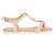 Sandale dama comode cu accesorii crem LM223-NUDE, Culoare (12): Crem, Marime (12): 37 - - Roveli