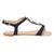 Sandale dama comode cu accesorii negre OL-S7-NEGRU, Culoare (12): Negru, Marime (12): 37 - - Roveli